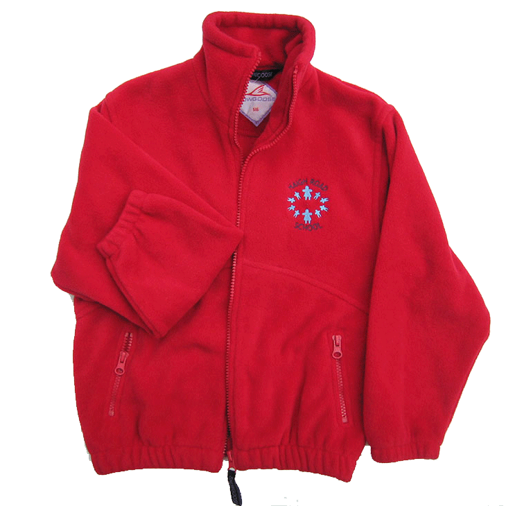 Haigh Road Red Fleece Jacket - Graham Briggs School Outfitters