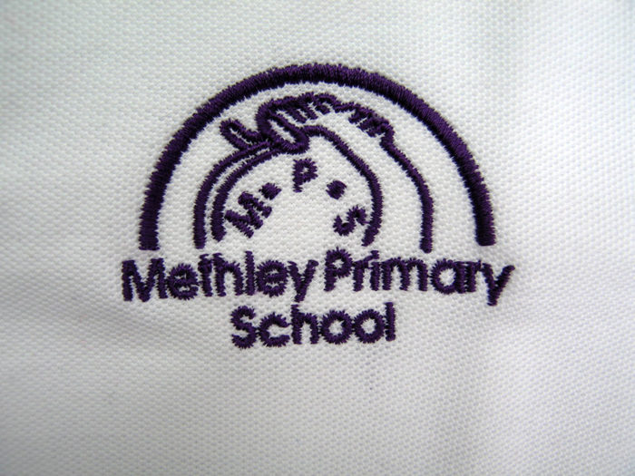 methley white logo